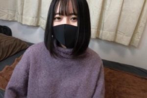 【無修正シロウト動画】良画質！ボブ黒髮可愛いシロウト女子をマッサージしてあげるついでにエッチな行為！最後はやっぱり生中出し！水をはじきそうな若い美肌◎